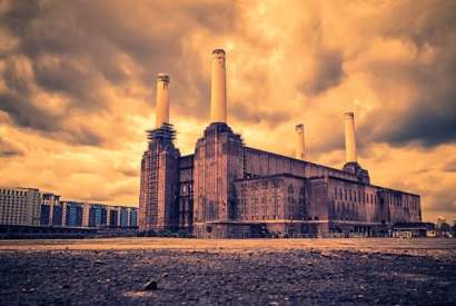 Gilbert Scott’s Battersea Power Station, about to be transformed into a hotel, flats, offices and entertainment area