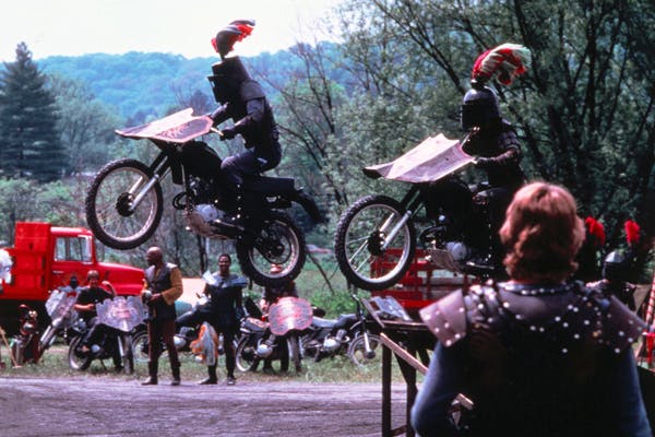 Still from George Romero's 'Knightriders' (1981)