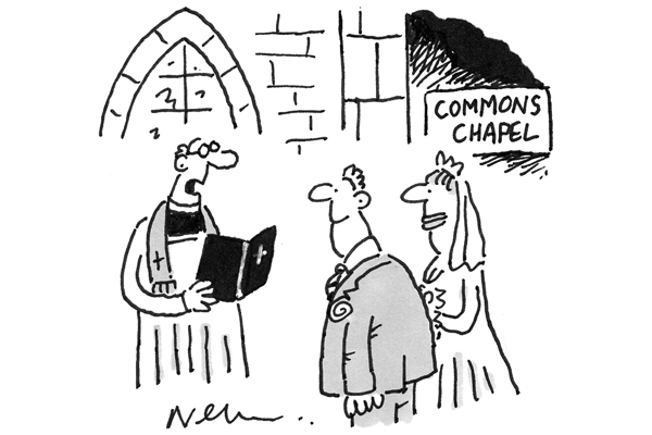 ‘I now pronounce you man and secretary.’