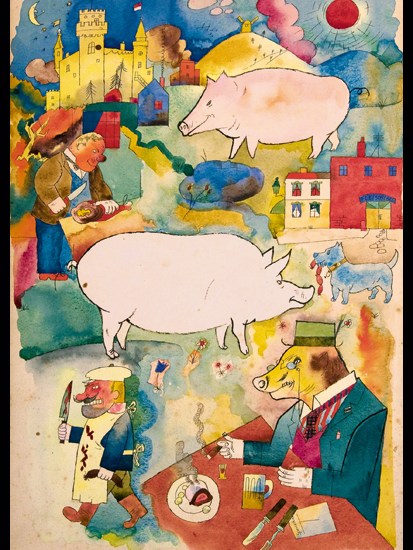 ‘Sonniges Land’ (Sunny Land), 1920, by George Grosz