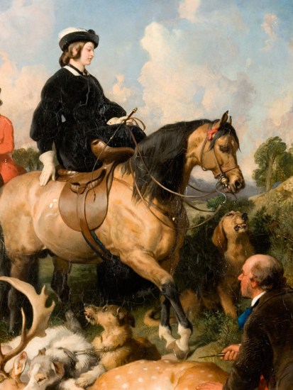 Landseer’s portrait of Queen Victoria riding in Windsor Home Park four years after the death of Prince Albert