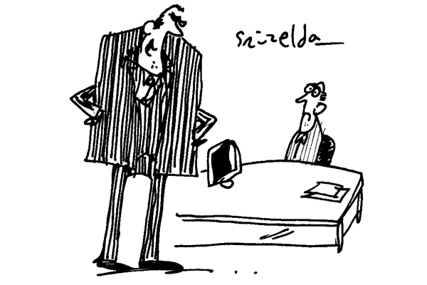 ‘You’re pathetic, Johnson — I like that in a regulator.’