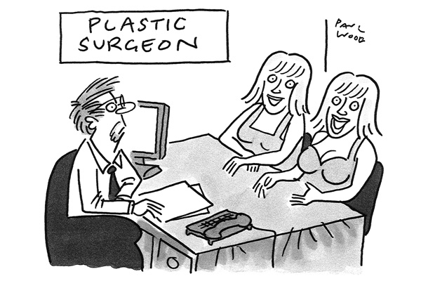 ‘I’d like to have her legs and she’d like to have my breasts.’