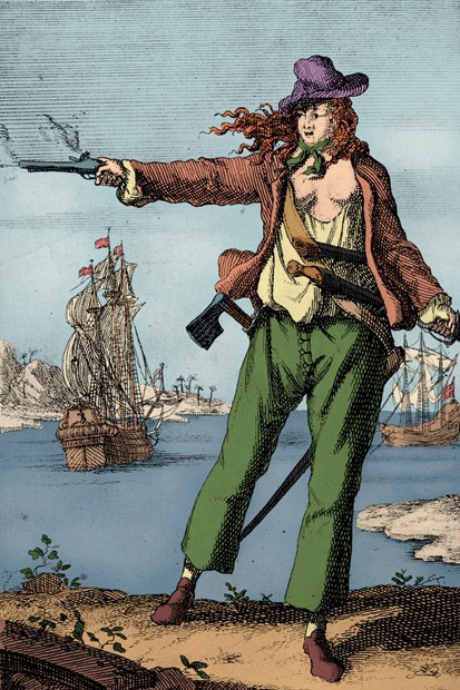 According to legend, the cross-dressing 18th-century Irishwoman Mary Read outdid her fellow male pirates when it came to pure violence