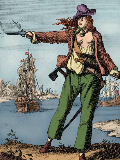 According to legend, the cross-dressing 18th-century Irishwoman Mary Read outdid her fellow male pirates when it came to pure violence
