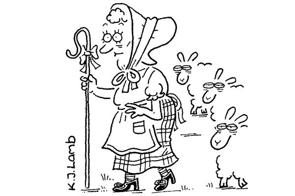 Little Botox Peep and her ageing sheep