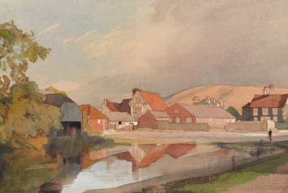 ‘The Pond, Ditchling’ by Charles Knight - © Ditchling Museum Art + Craft