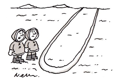 ‘That’ll be David Cameron’s husky sledge.’