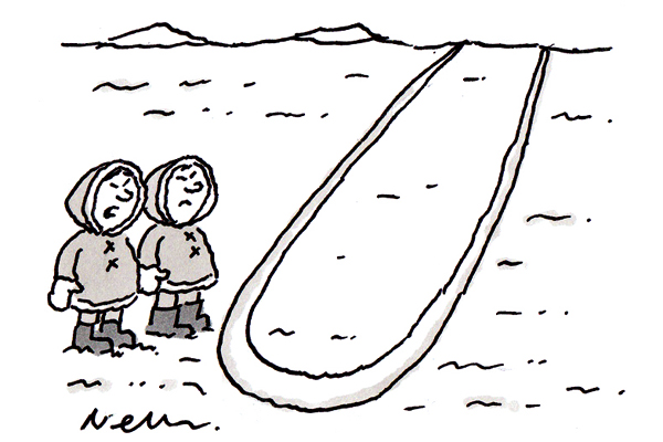 ‘That’ll be David Cameron’s husky sledge.’