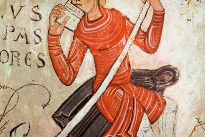 Wall-painting in San Isidoro of a shepherd