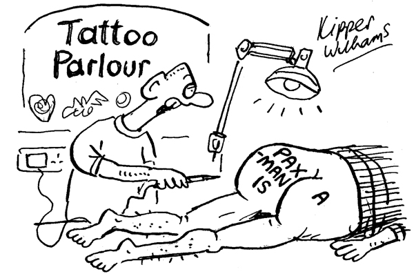 ‘Are you sure you want me to carry on with this, Mr Dimbleby?’