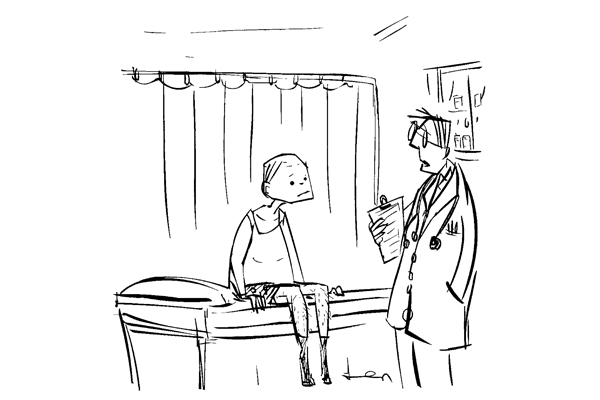 ‘You have the body of a teenager — your liver’s shot, and you have a couple of sexually transmitted infections.’