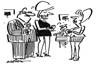 ‘I’ve switched bankers — this is George.’