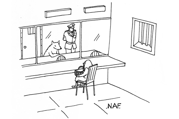 ‘You broke into my grandma’s house,ate her, then stole her identity, so I suppose I am here for some answers’