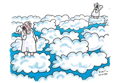 ‘Oh, nothing’s wrong — I just thought there would be a few more people up here.’