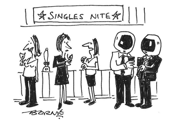 ‘You can always tell the married ones.’