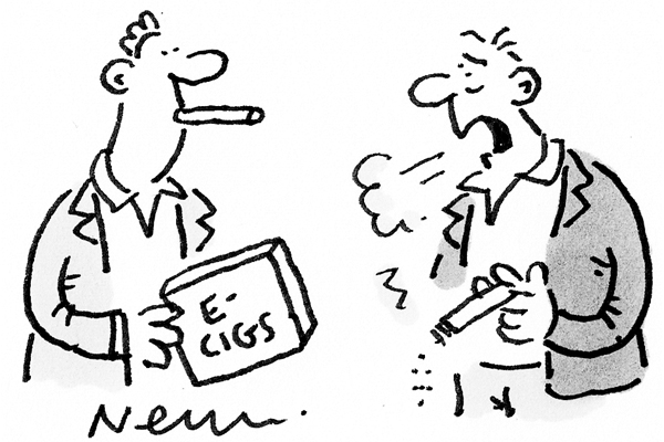 ‘You’re forcing me to passive-give-up-smoking.’