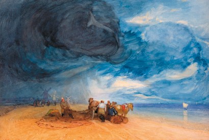 ‘Storm on Yarmouth Beach’, 1831, by Cotman