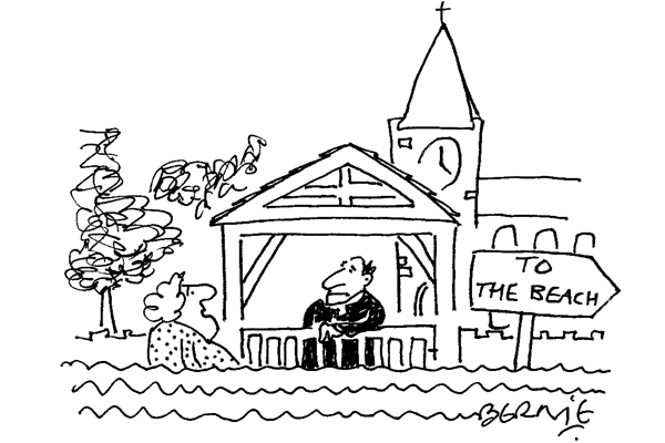 ‘More sea, vicar?’