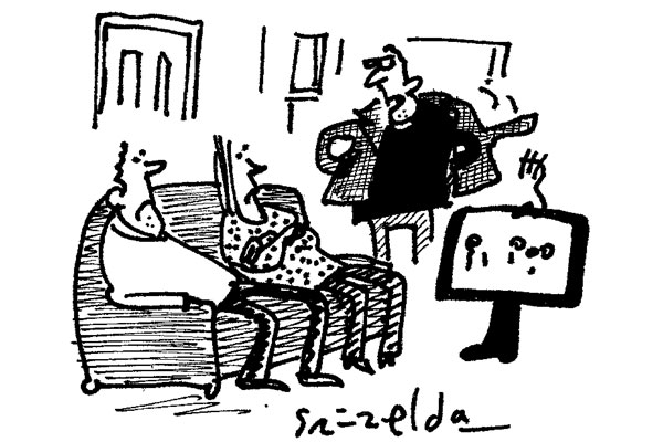 ‘Well, I’d like to join in the benefits debate, but I’ve got to go to work.’