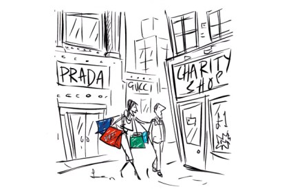 ‘That’s me sorted — now let’s go and find something for you.’