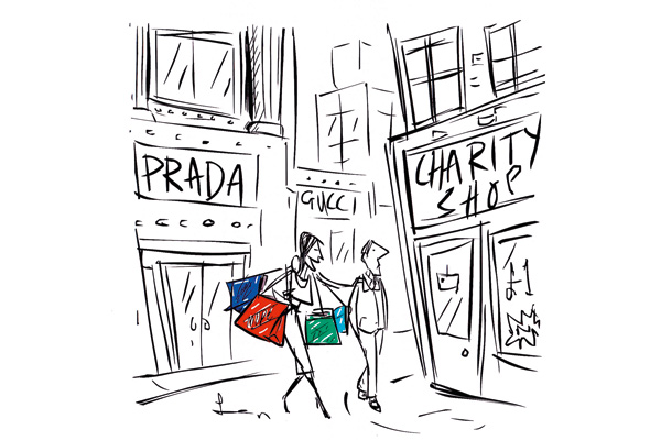 ‘That’s me sorted — now let’s go and find something for you.’