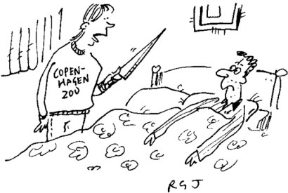 ‘Sorry, darling, but I’ve decided you’re not genetically suitable to be part of a breeding programme, so I’m going to chop you up and feed you to the lions.’