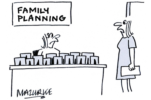 ‘Some of us feel that all these photographs of your children send out the wrong message.’