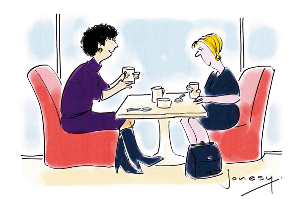 ‘John and I couldn’t agree on a holiday destination so we’re going to one of my choosing instead.’