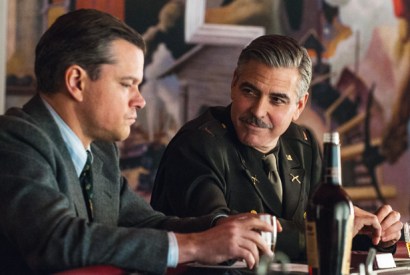 Crack team: Matt Damon and George Clooney in ‘The Monuments Men’