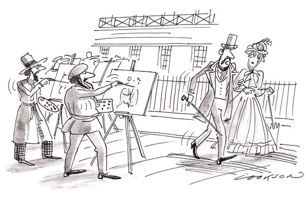 ‘Bloody Impressionist paparazzi.’