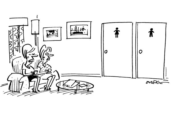 ‘We lead separate lives these days.’