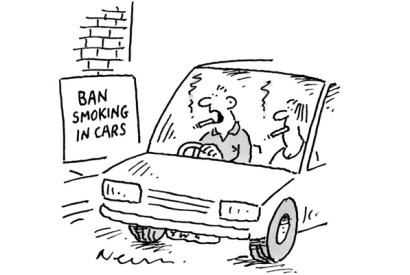 ‘There’s only one thing for it — give up driving.’