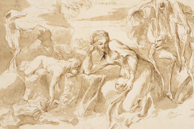 Vanitas’, mid-1650, by Giovanni Benedetto Castiglione