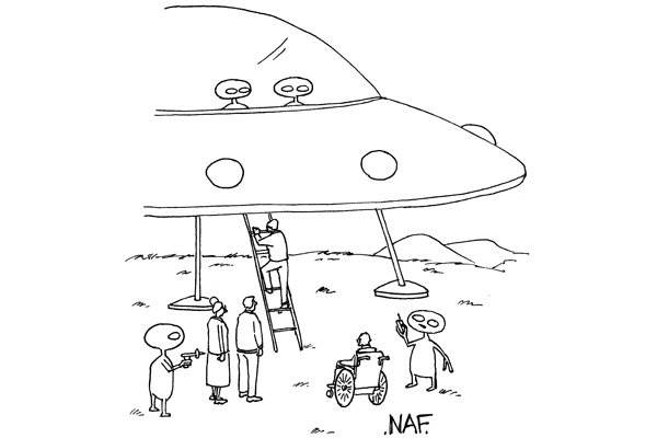 ‘It’s Zok here from the “human abduction team”. Do we have disabled access facilities?’