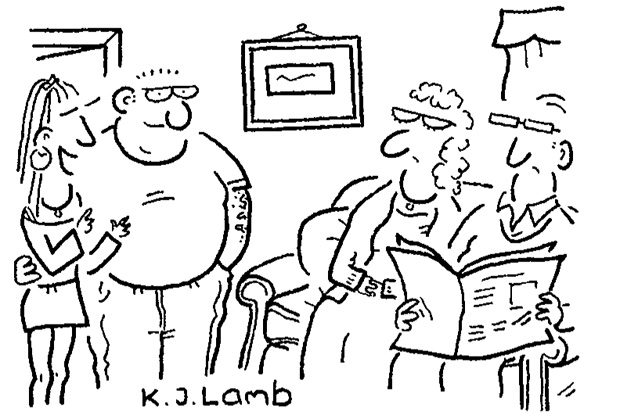 ‘Mum, Dad — I’d like you to meet my boyfriend, name withheld for legal reasons’