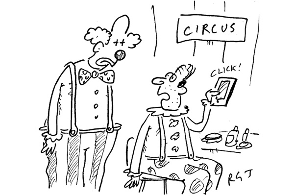 ‘I’m bravely taking a make-up-free selfie.’