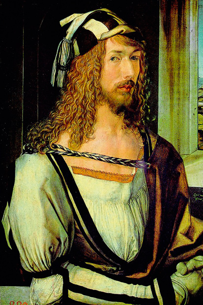 Self-portrait by Albrecht Dürer (1498)