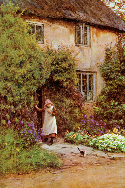 The real and the imagined: Flora Timms, under-educated and ‘perennial second fiddle’, c.1900;and the idyll conjured up by Helen Allingham, illustrator of Lark Rise to Candleford