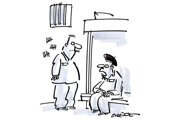 ‘I’m in for Monet laundering.’