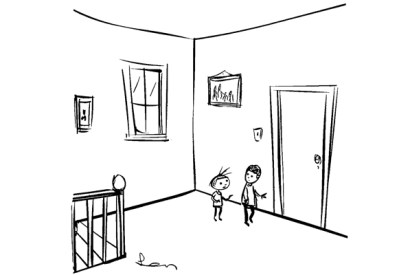 ‘I wouldn’t go in there if I were you — Mum and Dad are doing that thing we’re not allowed to look at on the internet.’