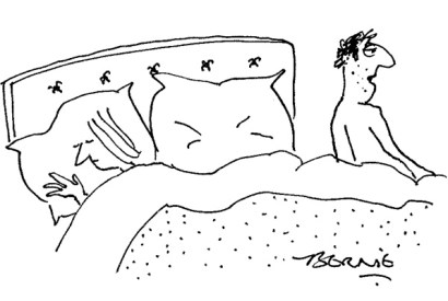 ‘I thought I’d get up early. Got a lot of worrying to get through.’