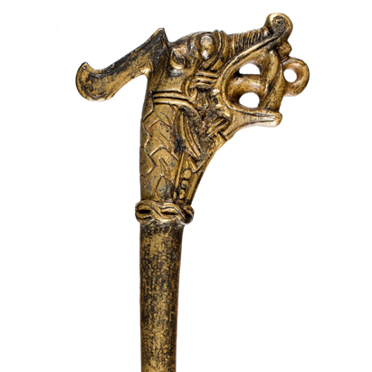Pin with dragon’s head, 950–1000, Hedeby