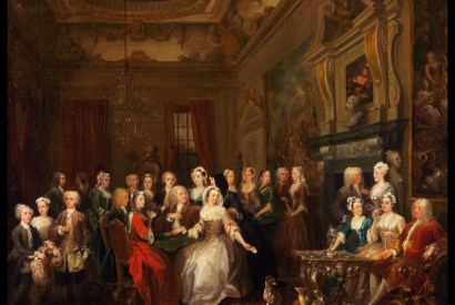 ‘An assembly at Wanstead House’, 1728–31, by William Hogarth