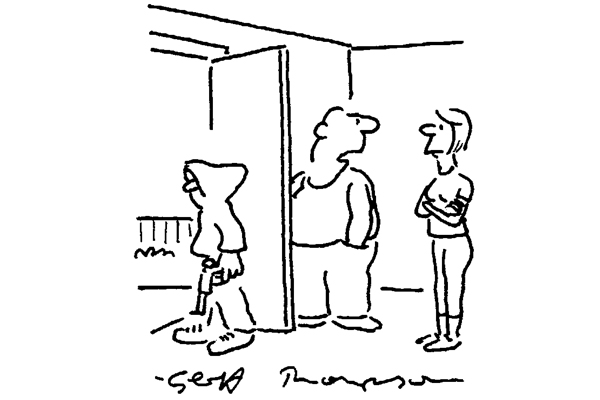 ‘Don’t go on at the boy — kids have always fought.’