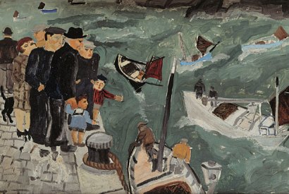 ‘Herring Fisher’s Goodbye’, 1928, by Christopher Wood