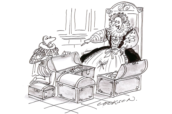 ‘Enough of the jewels, potatoes and tobacco, Sir Walter. Tell me more about e-cigarettes.’