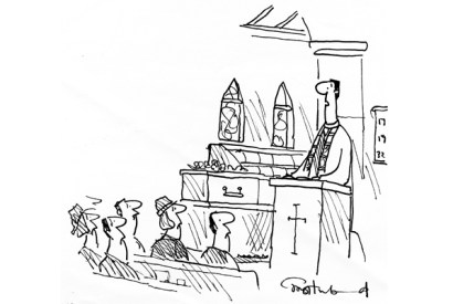 ‘As we all know, Jeffrey was an alcoholic… erm… sorry… workaholic’