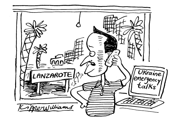 ‘This is what I was dreading — not having to fly home.’