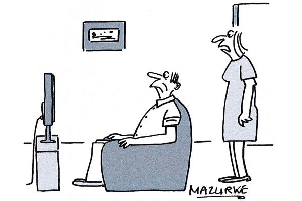 ‘I wish you’d get a job at GCHQ — then you might actually start to listen to me.’